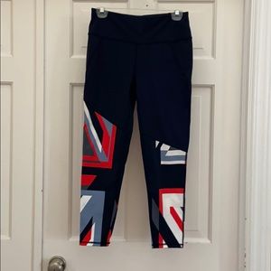 Sweaty Betty power Union Jack legging small